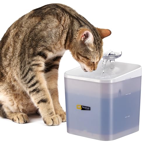 ferplast-ares-katzen-trinkbrunnen-2-l-mit-led-und-3-stufen-filter image 7