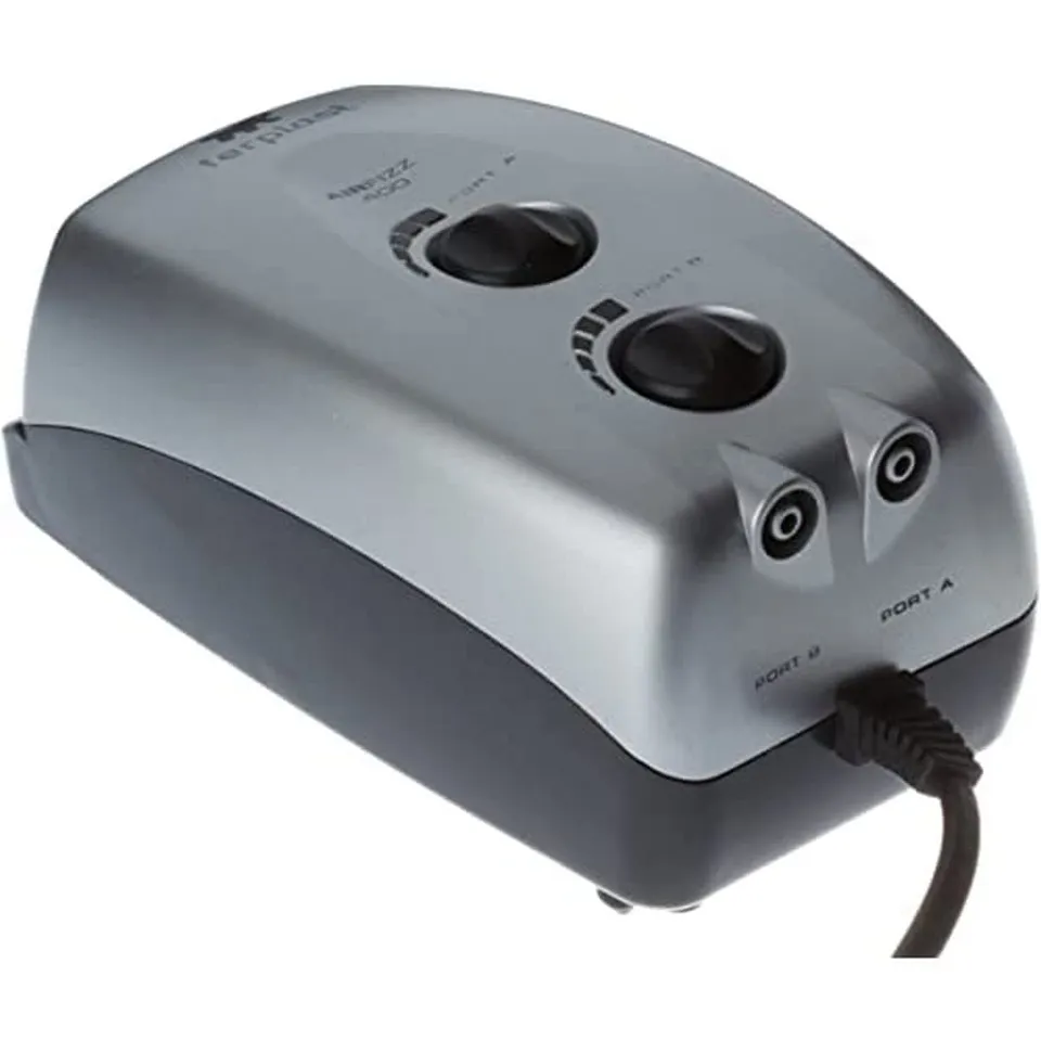 ferplast-airfizz-aquarium-luftpumpe-bis-300-liter-2-ausl-sse-einstellbar image 1