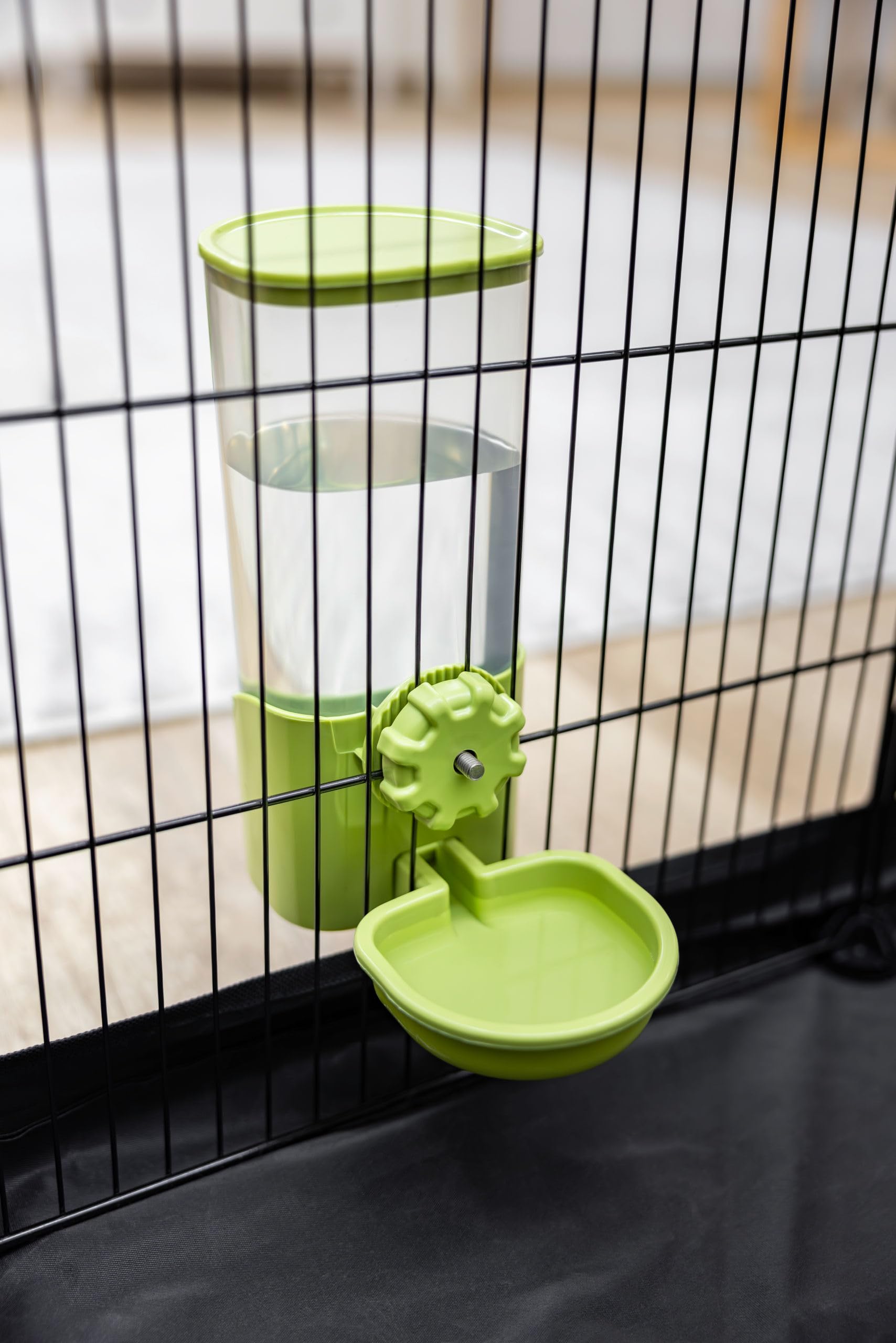 kerbl-pet-wasserspender-nagertr-nke-850-ml-gr-n-transparent-kunststoff image 4