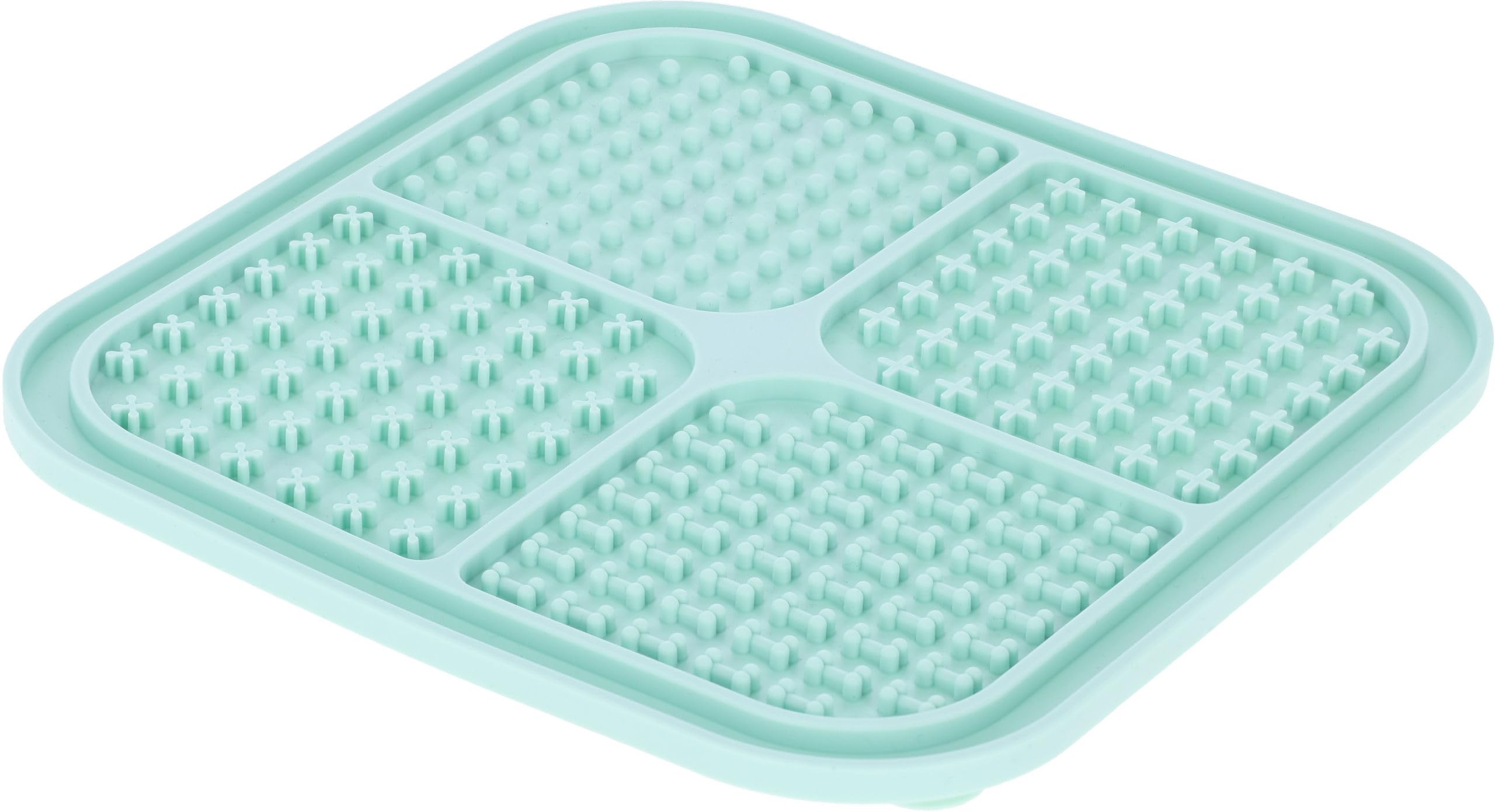 kerbl-pet-schleckmatte-20x20-cm-leckmatte-f-r-hund-und-katze-t-rkis image 1