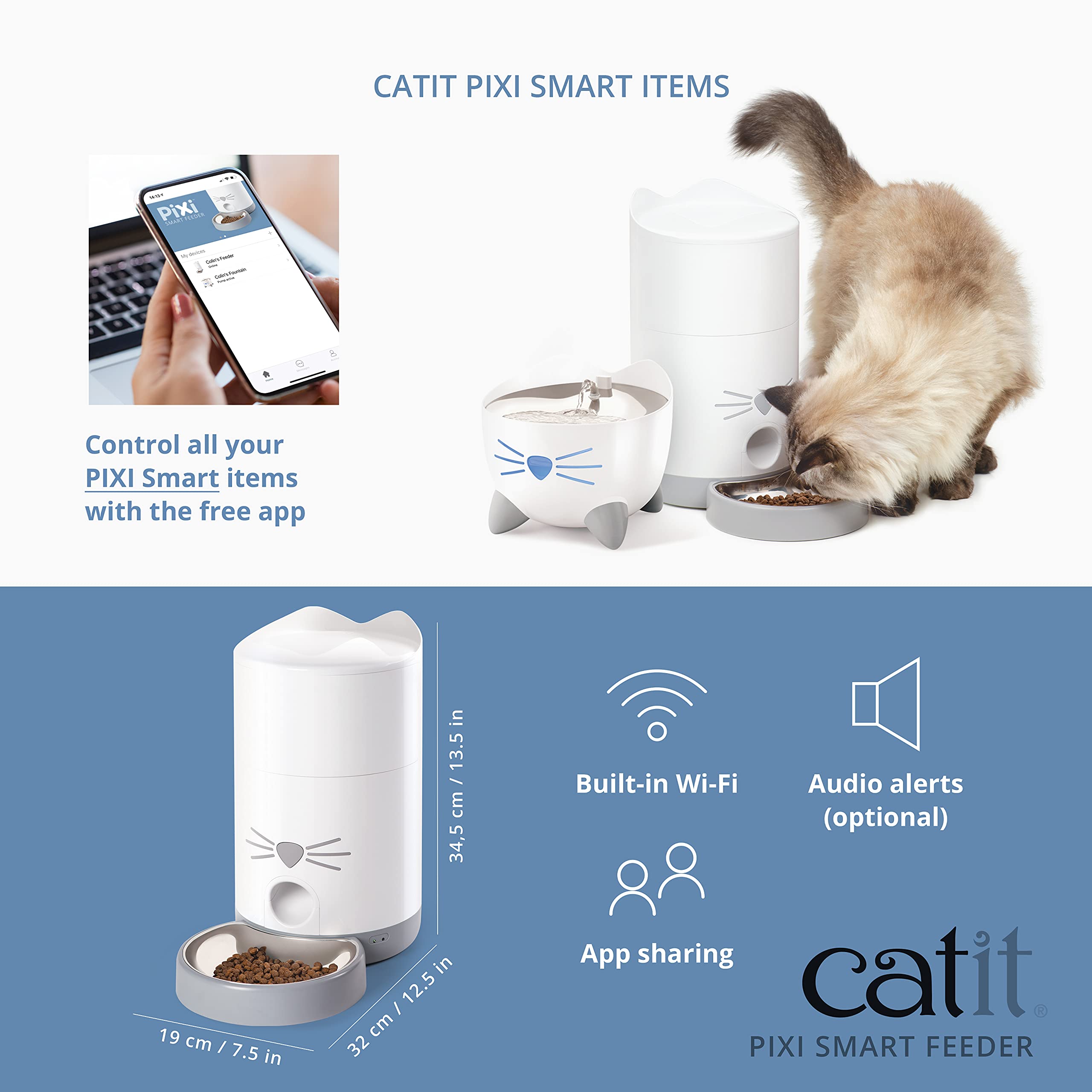 catit-pixi-smart-futterautomat-f-r-katzen-app-steuerung-1-2-kg image 7
