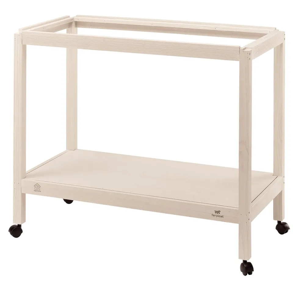ferplast-giulietta-6-stand-holzst-nder-mit-rollen-f-r-vogelk-fige image 1