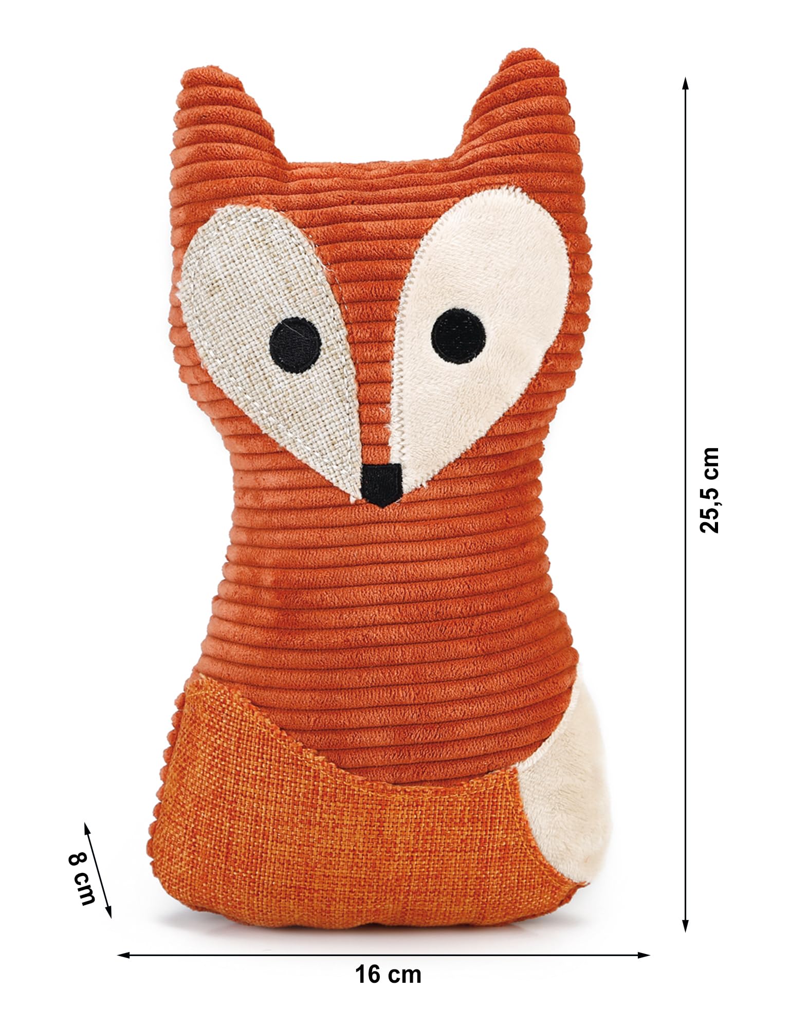 designed-by-lotte-karlie-hundespielzeug-fuchs-vido-l-25-5-cm-orange image 2