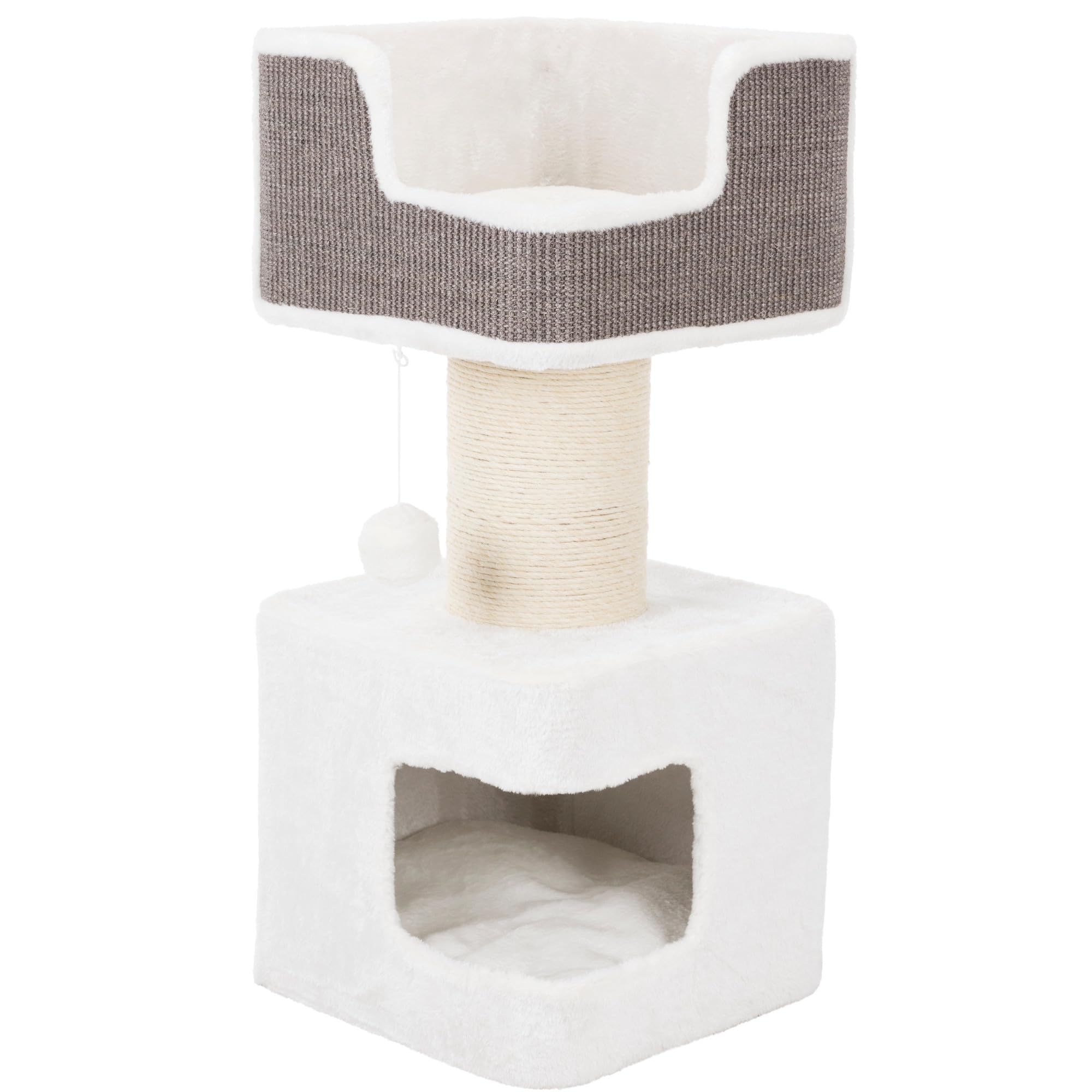 trixie-kratzbaum-xxl-ava-86-cm-wei-grau-f-r-gro-e-katzen image 1