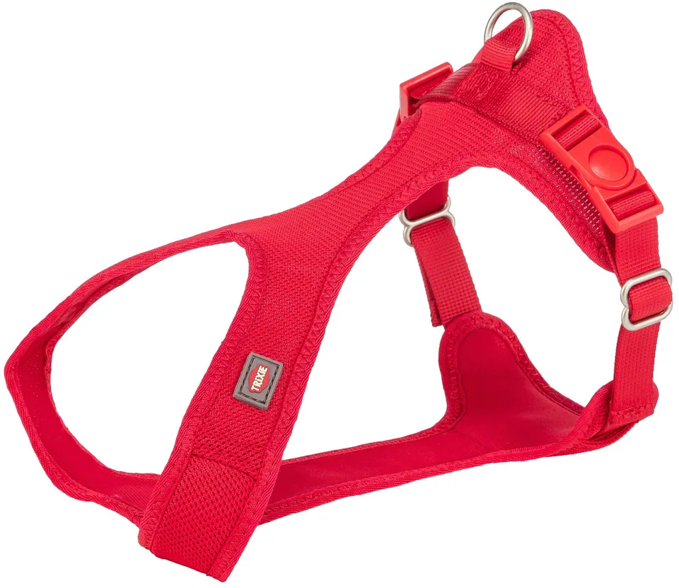 trixie-comfort-soft-hundegeschirr-xxs-xs-25-35-cm-15-mm-rot-gepolstert image 1