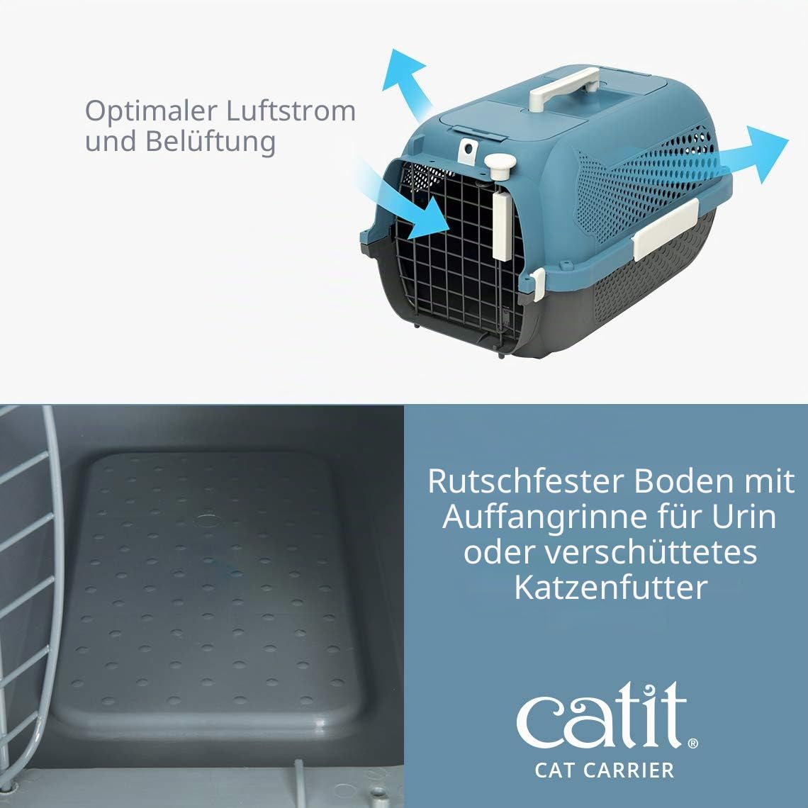 catit-transportbox-f-r-katzen-mittel-56-5-x-37-6-x-30-8-cm-blaugrau image 4