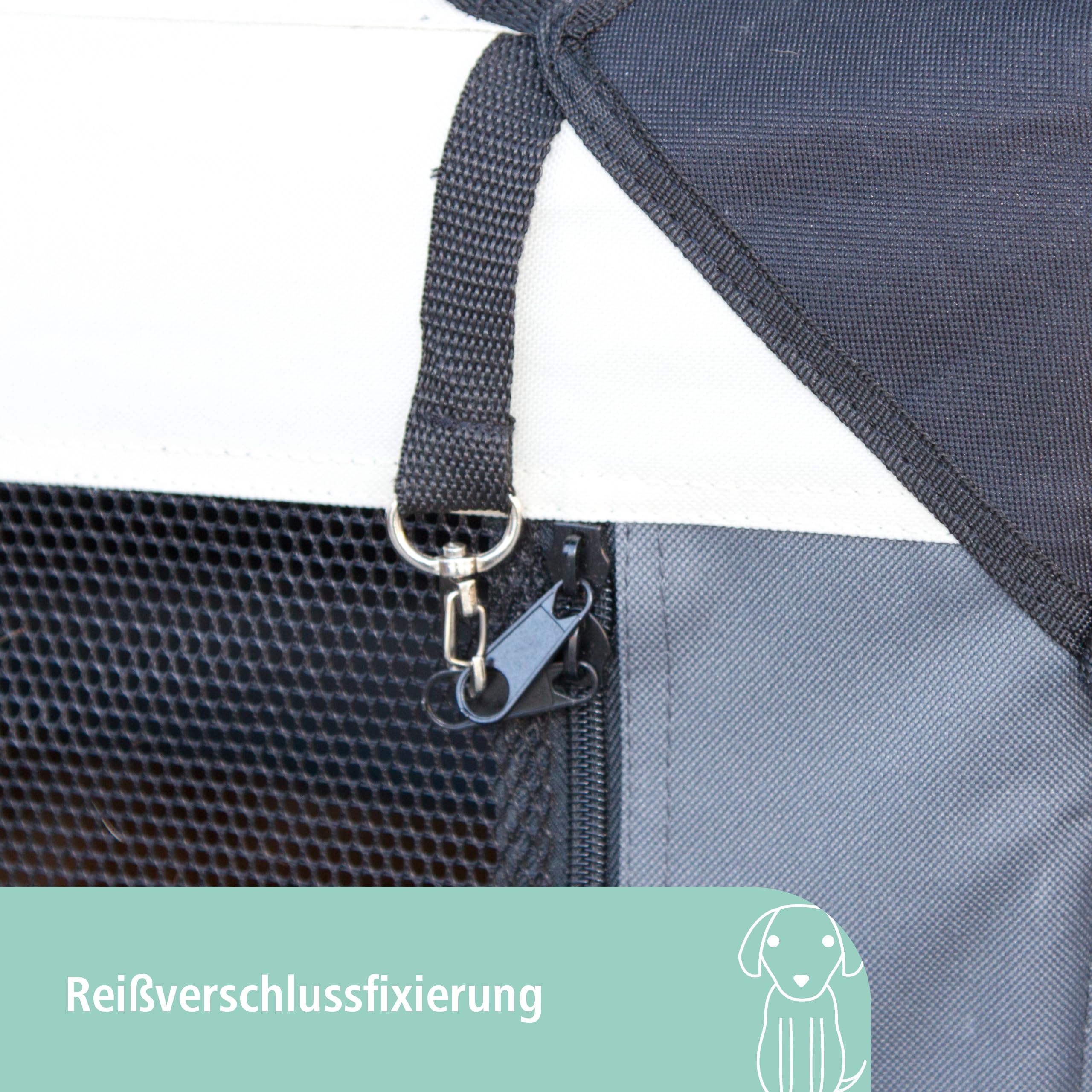 kerbl-pet-transportbox-journey-70-x-52-x-52-cm-grau-beige-faltbar image 5
