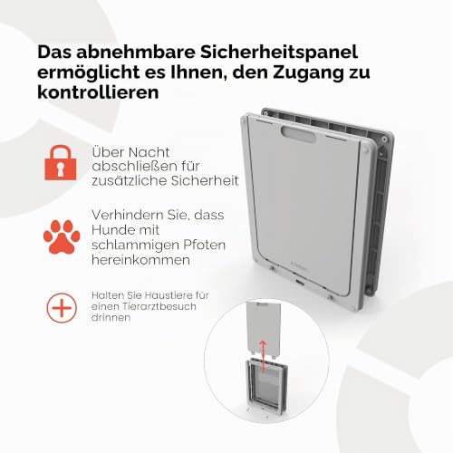 kerbl-dog-mate-215-verschlie-bare-hundeklappe-f-r-mittelgro-e-hunde-wei image 7
