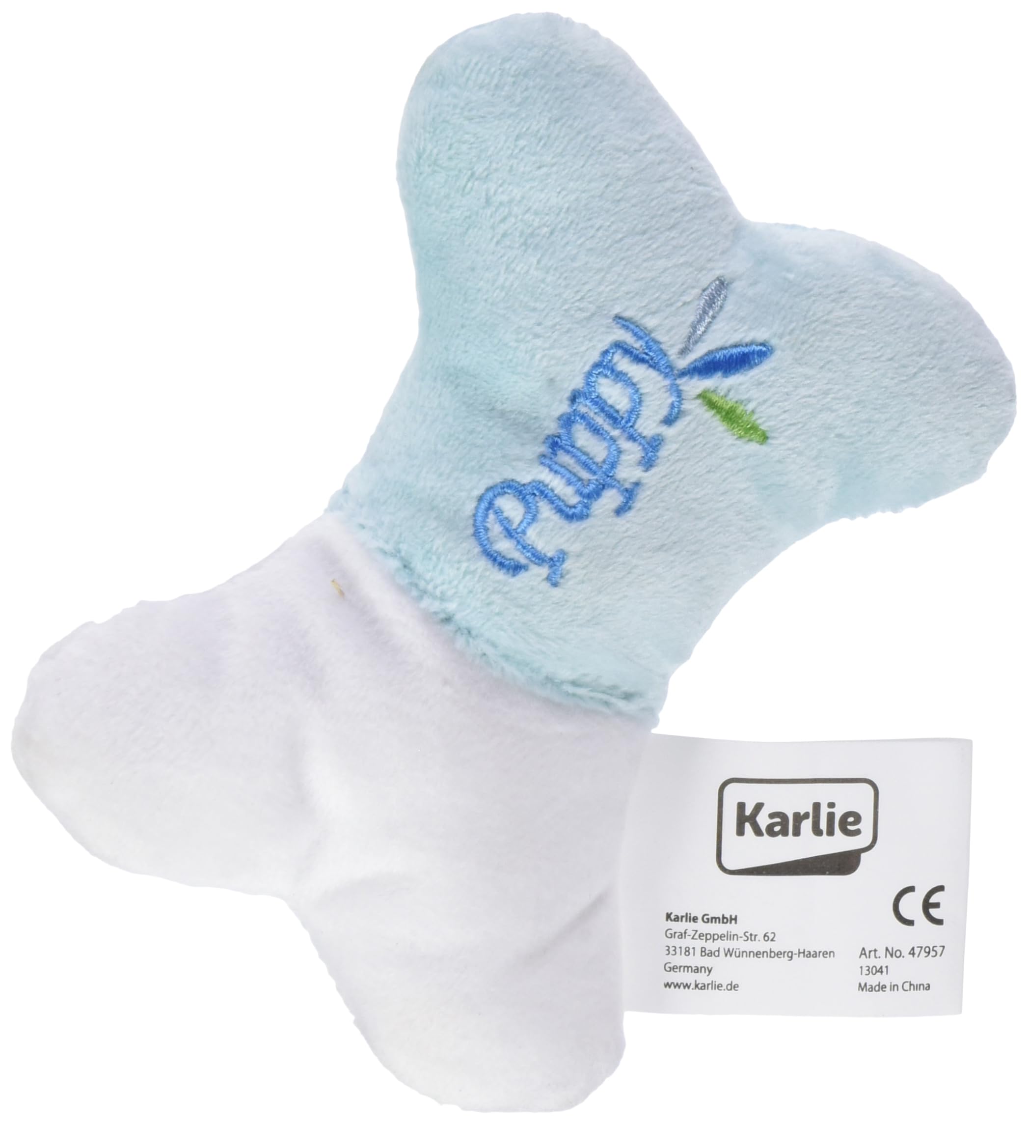 karlie-pl-sch-welpenspielzeug-mini-knochen-13-x-9-cm-mit-squeaker image 3