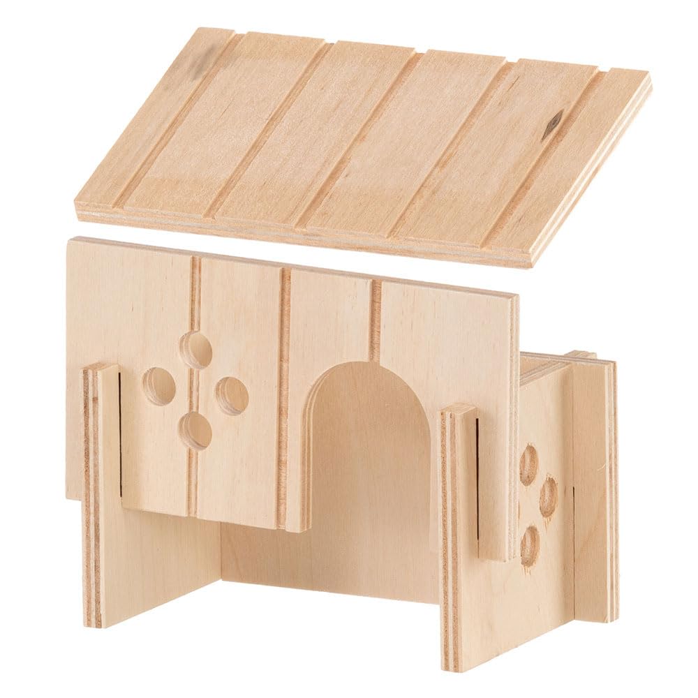 ferplast-sin-4641-kleintierhaus-xs-12-5-x-7-5-x-h-7-cm-holzhaus-f-r-hamster image 5