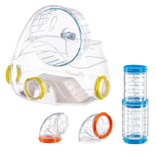 ferplast-kit-gym-hamster-r-hren-set-4-teilig-mit-fitnessstation-laufrad-und-tunn image 7