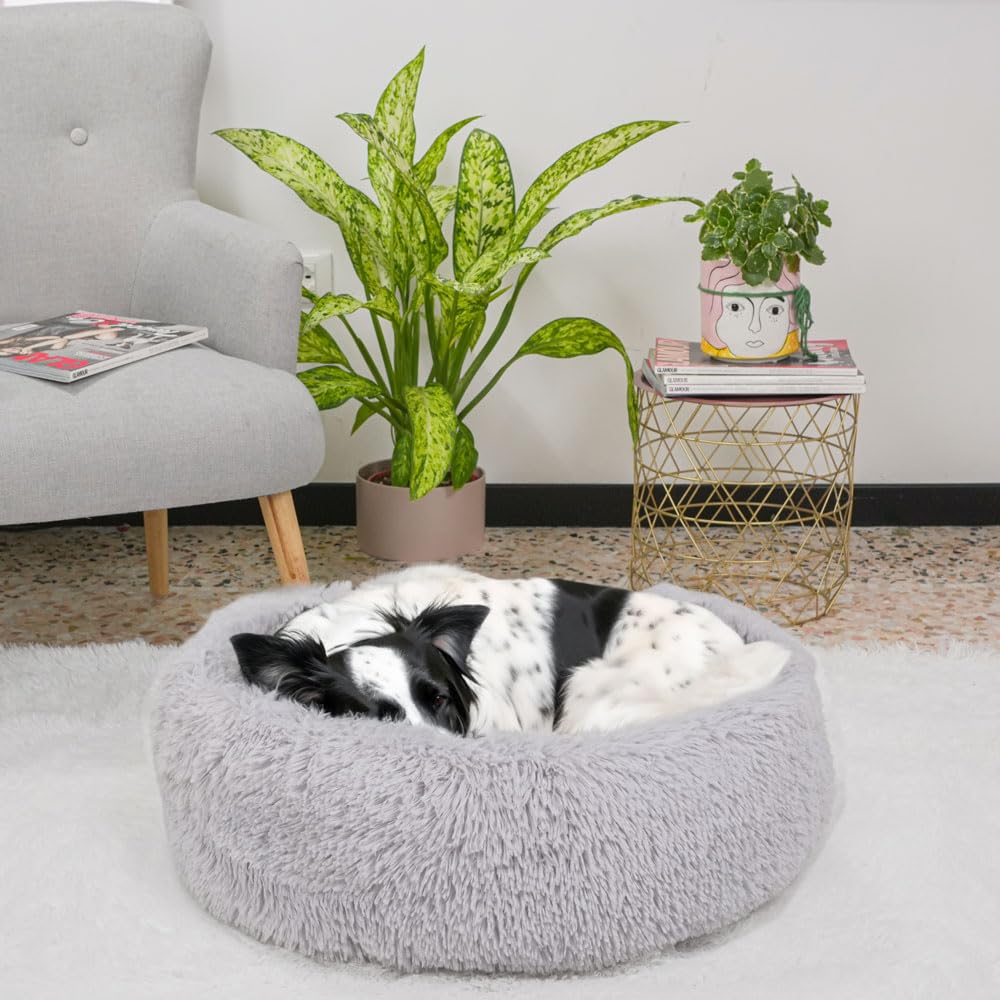 ferplast-cuddly-hundekissen-katzenbett-rund-80-x-17-cm-grau image 3