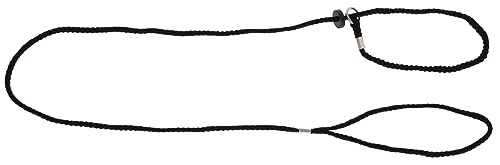 kerbl-pet-vorf-hrleine-nylon-mit-halsung-6-mm-x-125-cm-schwarz image 2