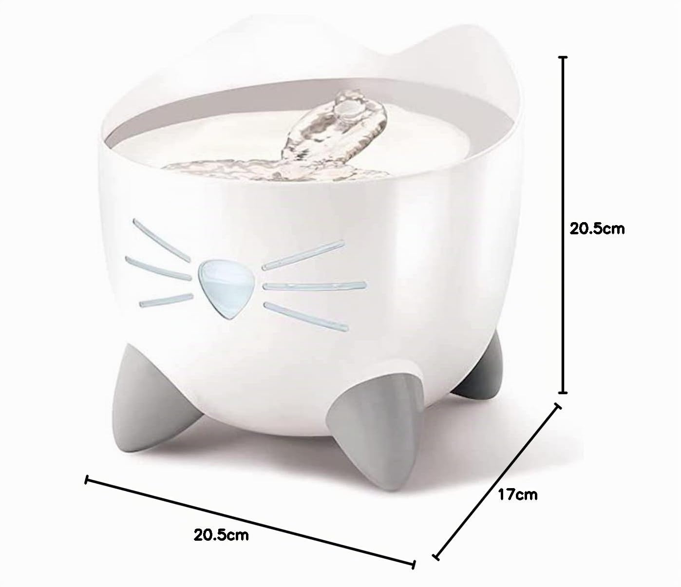 catit-pixi-cat-wasserfont-ne-mit-edelstahldeckel-trinkbrunnen image 5