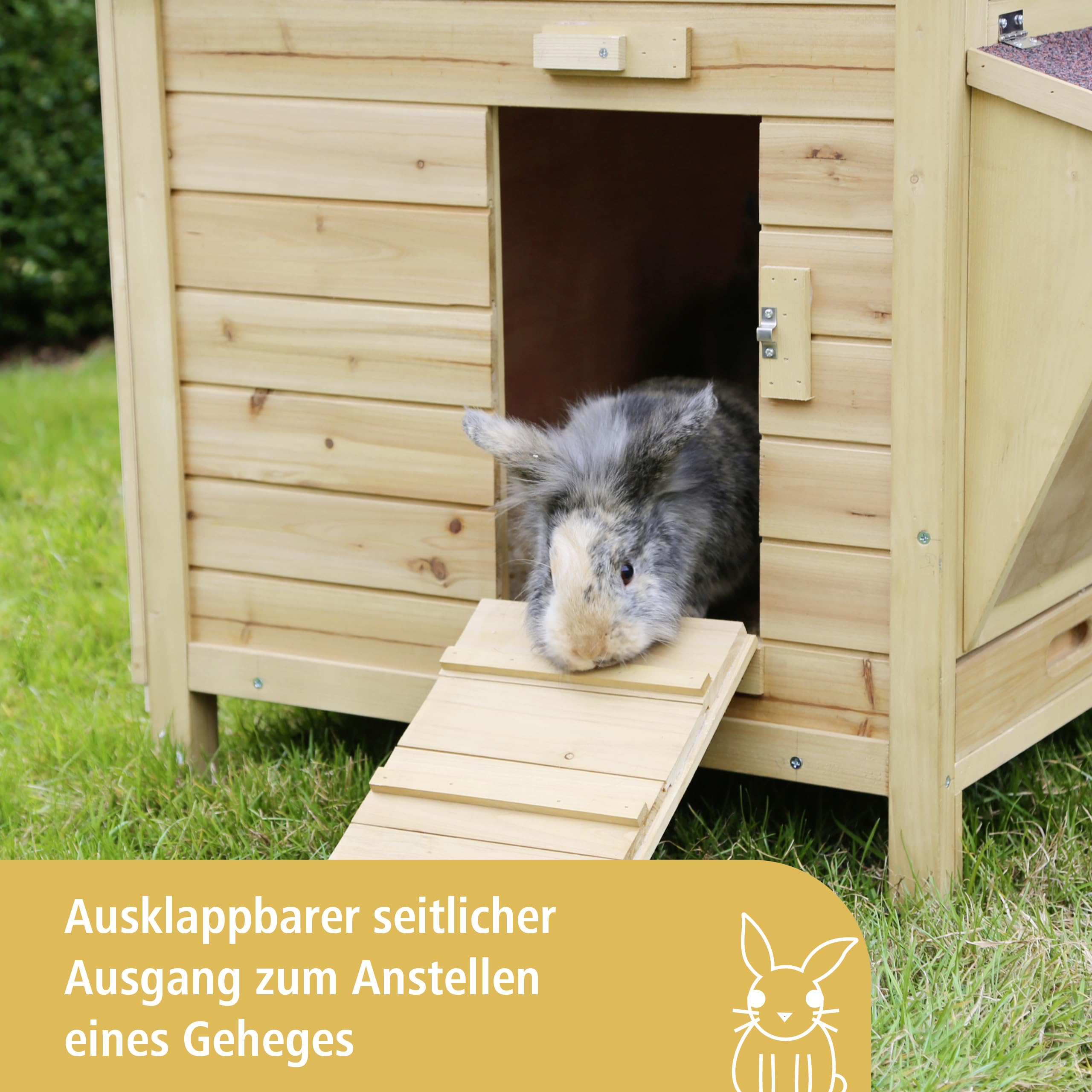 kerbl-pet-kaninchenstall-xxl-vario-155-x-76-x-80-cm-holz-mit-heuraufe image 5