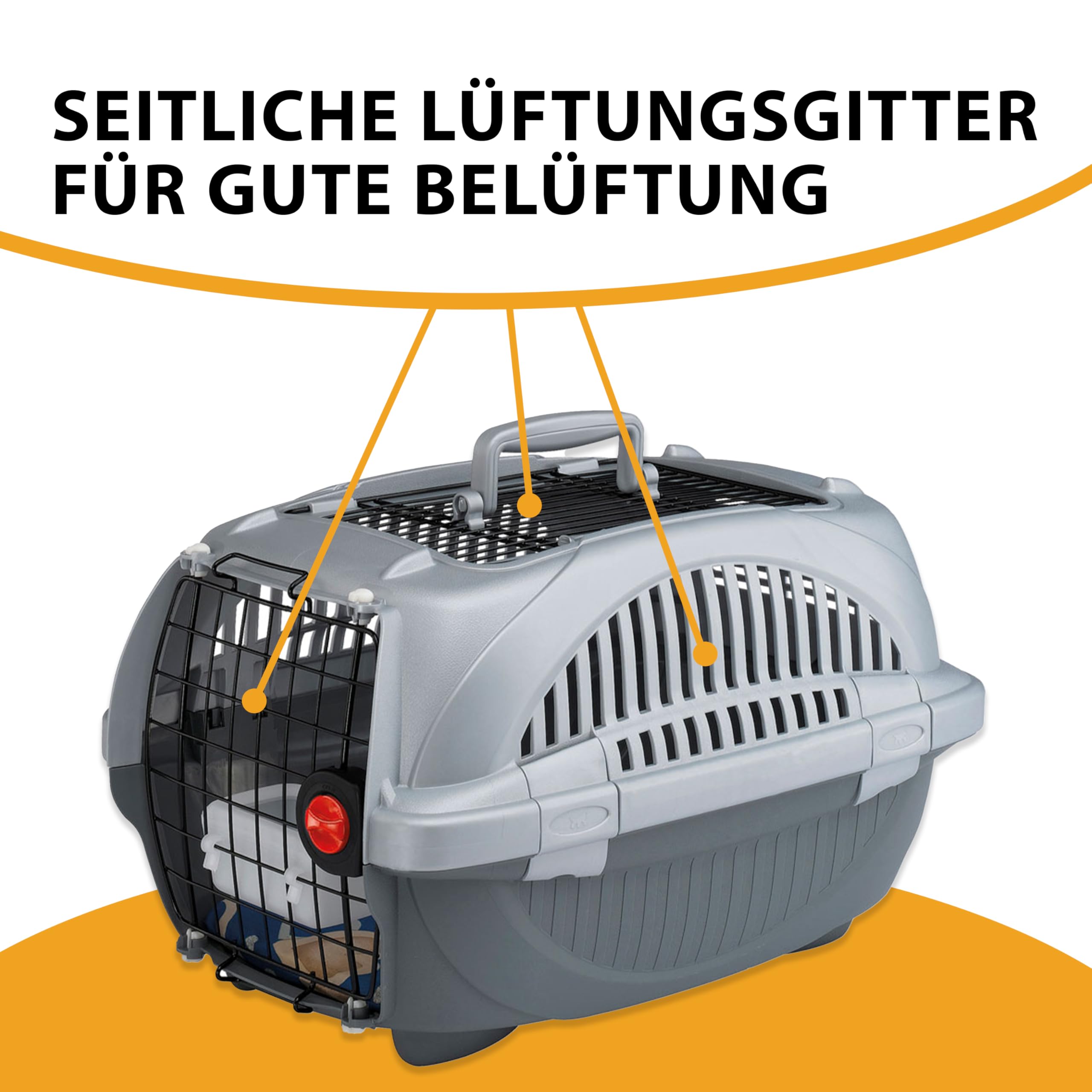 ferplast-atlas-deluxe-open-transportbox-mit-zu-ffnendem-dach image 7