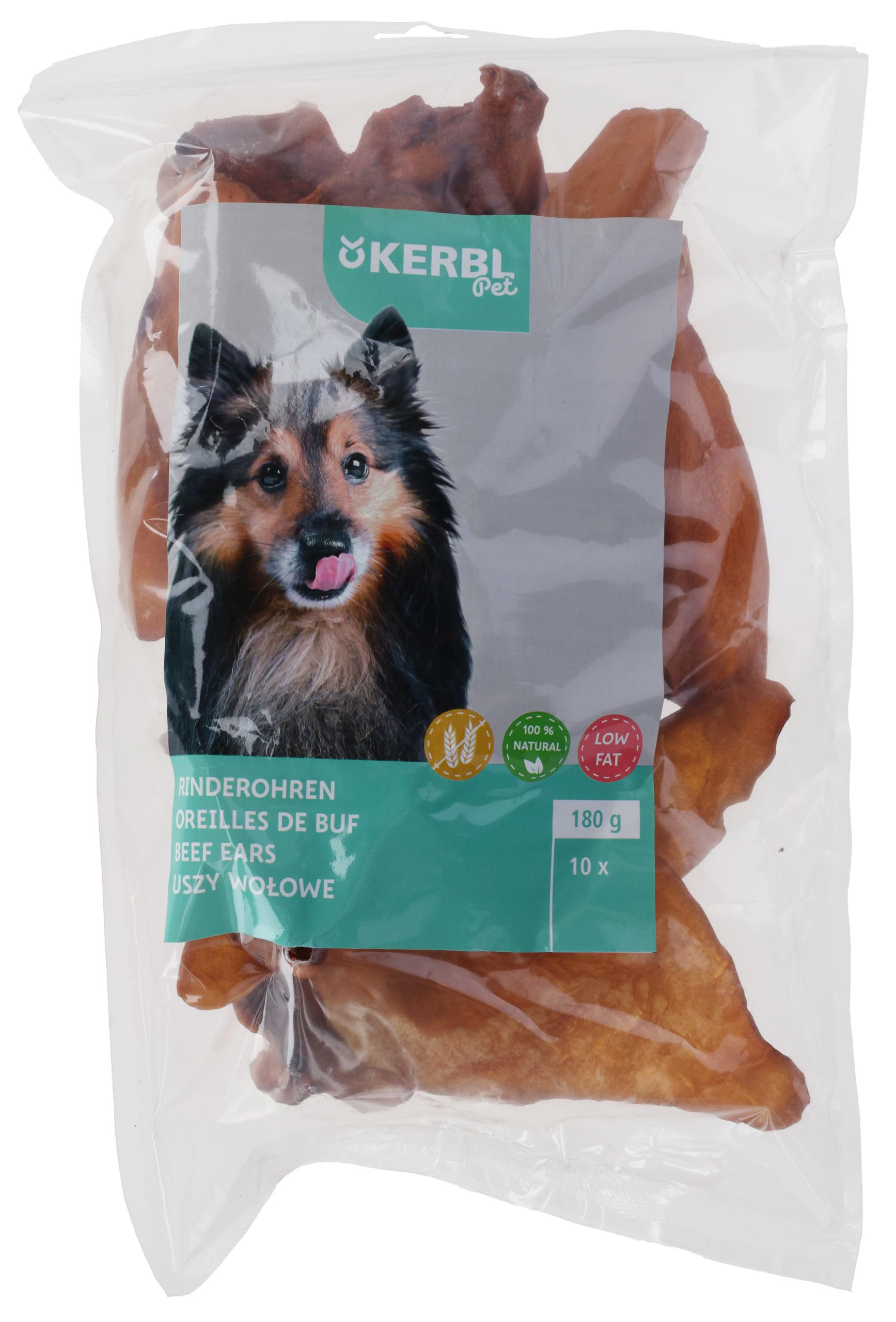kerbl-pet-rinderohren-gef-rbt-10er-beutel-fettarmer-kausnack-f-r-hunde image 3