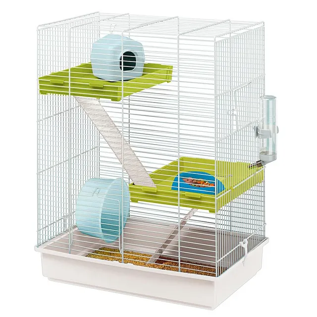 ferplast-hamster-tris-nagerk-fig-hamsterk-fig-3-etagen-mit-rampen-und-zubeh-r-46 image 1