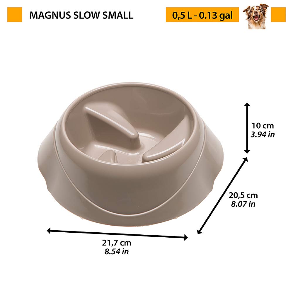 ferplast-magnus-slow-anti-schling-napf-hund-0-5-l-rot-21-7-x-20-5-x-h-10-cm image 2