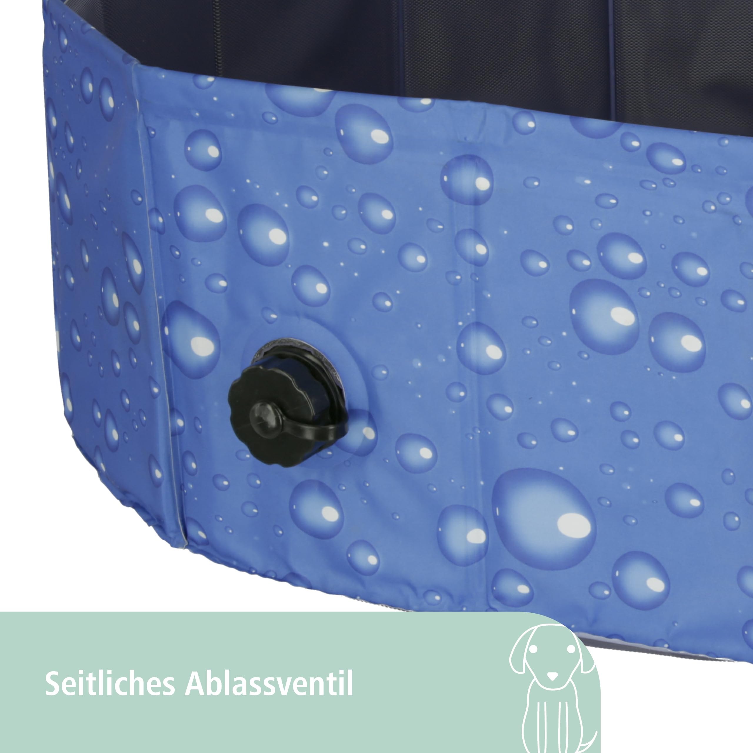 kerbl-pet-hundepool-bubble-planschbecken-faltbar-ohne-aufpumpen image 4