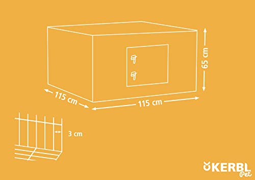 kerbl-pet-freigehege-mit-ausbruchsperre-115x115x65-cm-und-sonnenschutz image 8