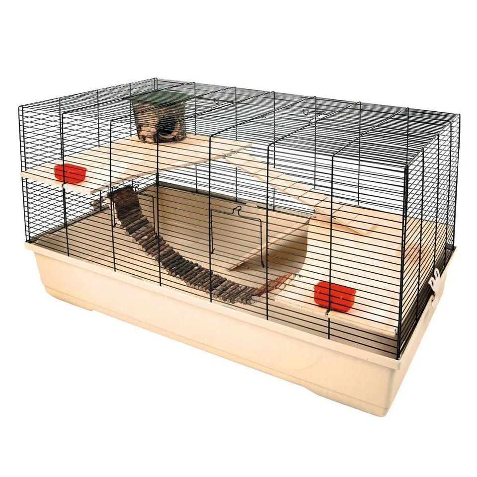 kerbl-gabbia-hamster-102-kleintierk-fig-100-x-53-x-55-cm-beige-kunststoff-metall image 1