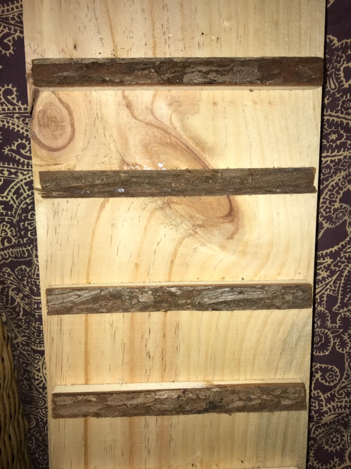 Schön, aber Holzstaub anfangs