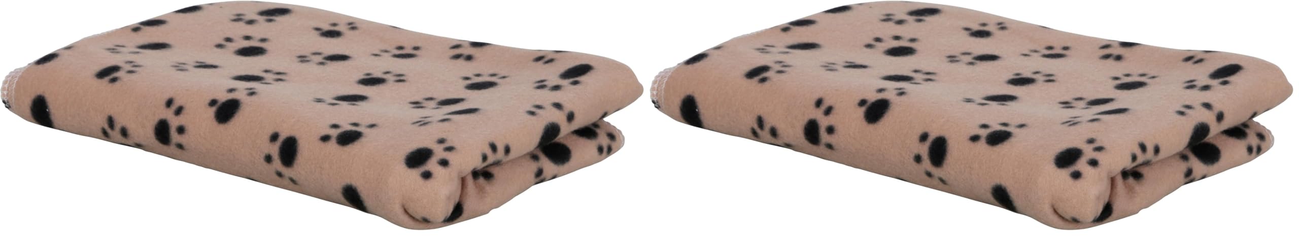 kerbl-pet-hundedecke-stella-mit-pfotenmotiv-fleece-beige-140-x-100-cm image 6