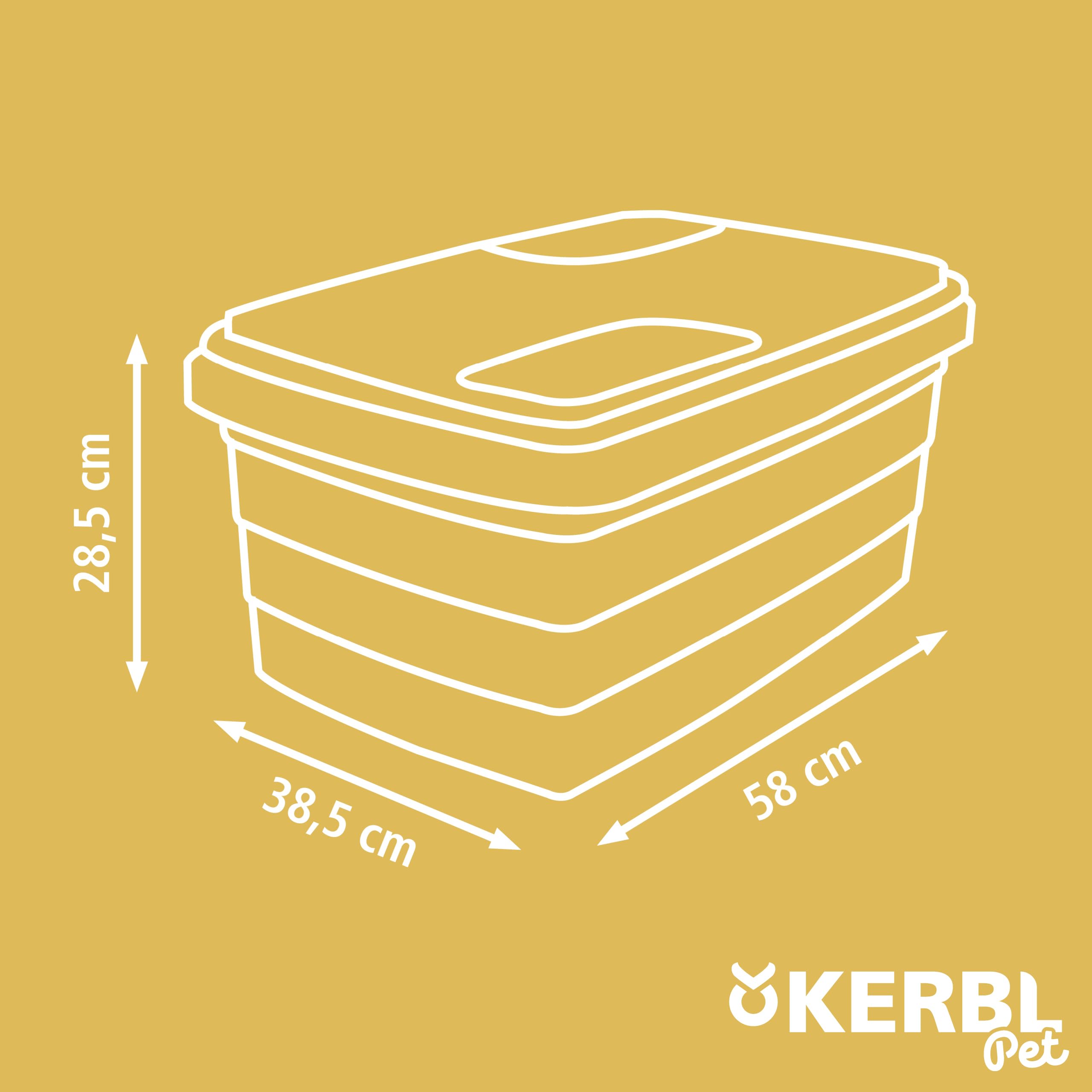 kerbl-pet-bunny-base-erdbau-58x38-5x28-5cm-kaninchenh-hle-aus-kunststoff-in-grau image 7