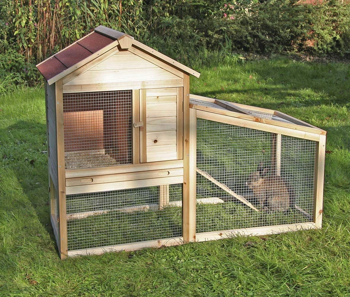 kerbl-pet-nagerhaus-freetime-140x65x100-cm-holz-mit-auslauf-und-wanne image 2