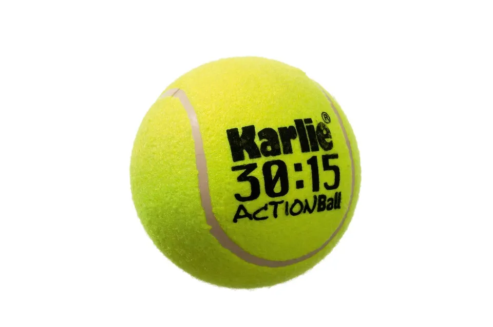 karlie-tennisball-hundespielzeug-13-cm-gelb image 1