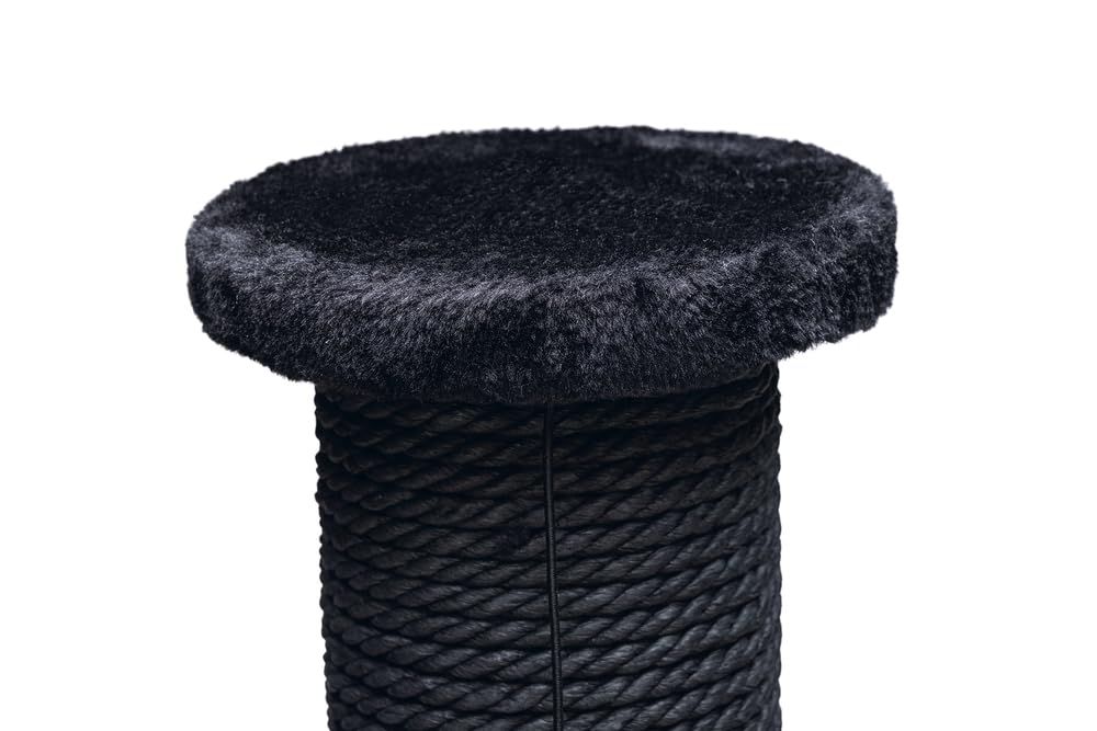 beeztees-serpa-xl-kratzbaum-40x40x90-cm-schwarz-pl-sch-kratzstamm-f-r-katzen image 5