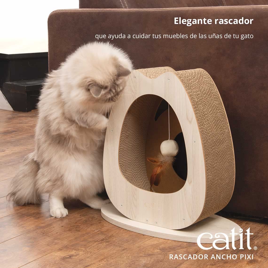 catit-pixi-kratzschaber-breit-katzenkratzer-aus-pappe image 3