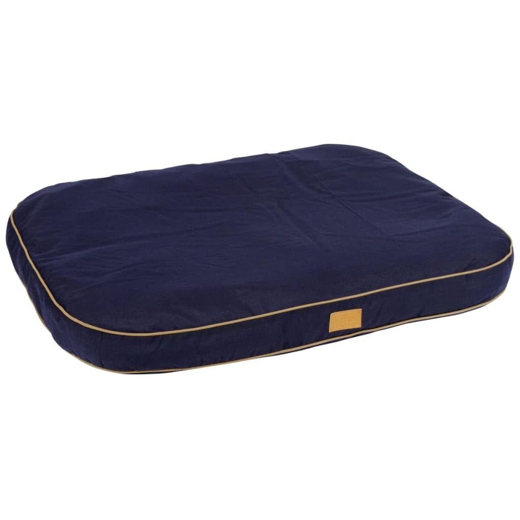 kerbl-pet-liegekissen-jerome-hund-dunkelblau-cognac-60x40x6-cm image 1