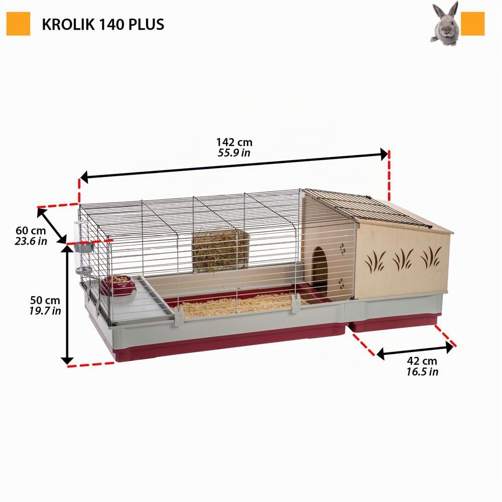 ferplast-krolik-140-plus-kaninchenk-fig-142-x-60-x-h-50-cm-mit-zubeh-r image 2