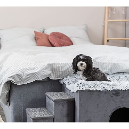 trixie-h-hle-harvey-mit-treppe-135-x-47-x-50-cm-grau-wei-schwarz image 7