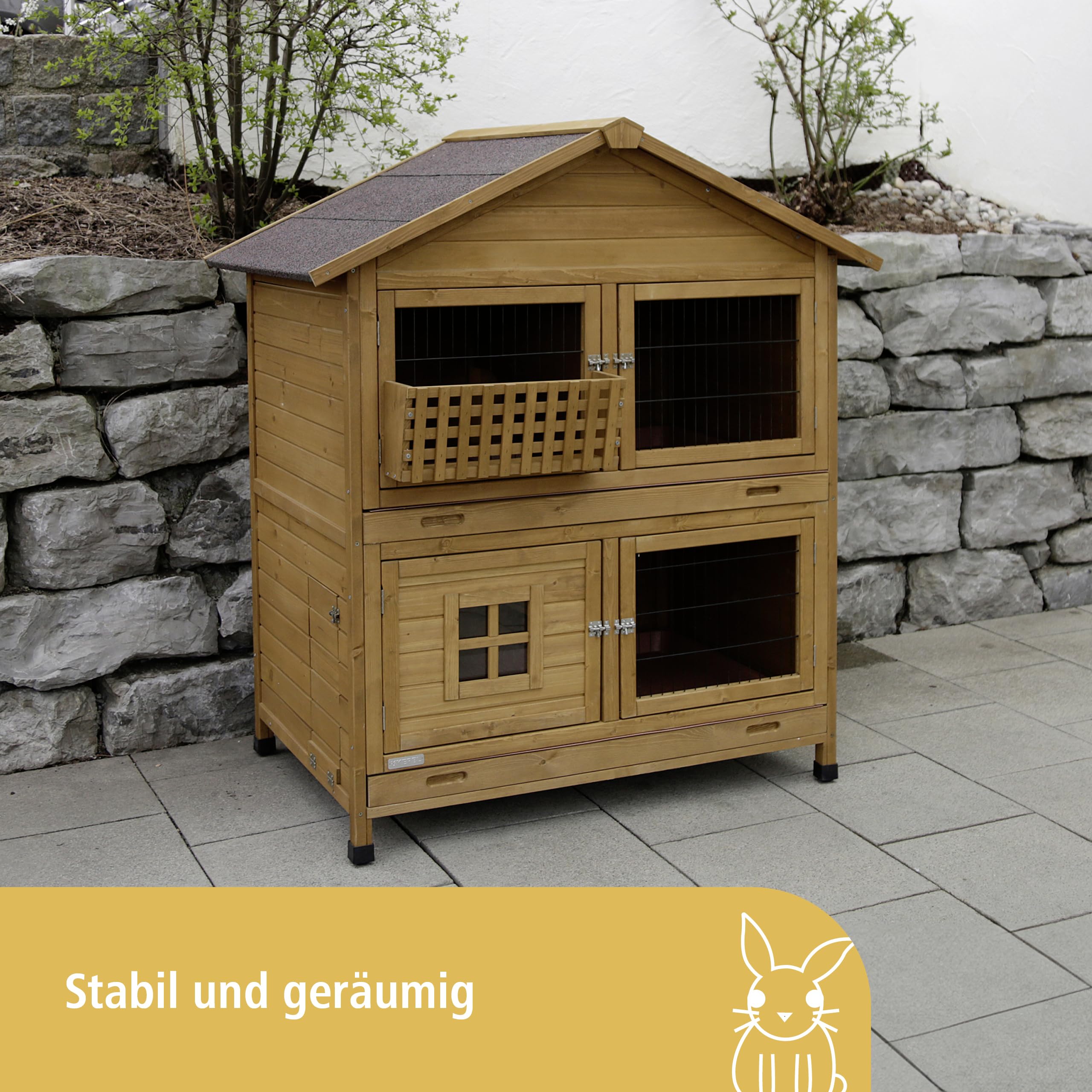 kerbl-nagerstall-s-dtirol-81725-holz-125-x-87-x-142-cm-2-ebenen image 5