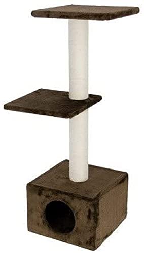 kerbl-pet-kratzbaum-venus-braun-h-he-109-cm-37-x-37-cm-grundplatte image 3