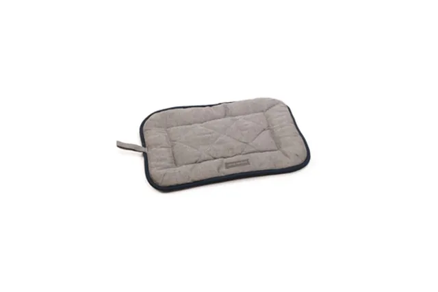 karlie-beeztees-dgs-nano-chenille-sleeper-cushion-lex-liegekissen-grau-49x36x3-5 image 1