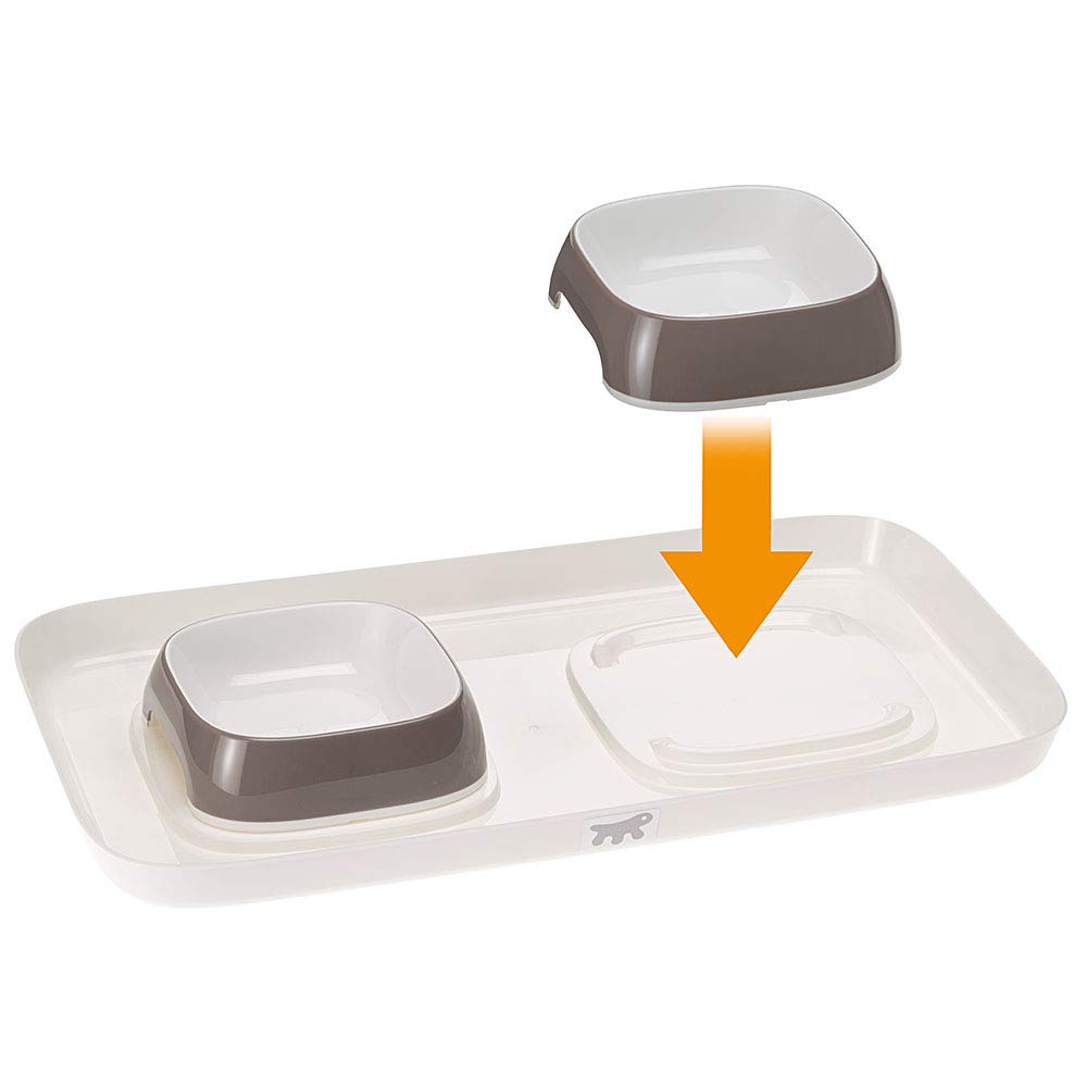 ferplast-glam-tray-futternapf-400-ml-grau-40x23x4-5-cm image 3