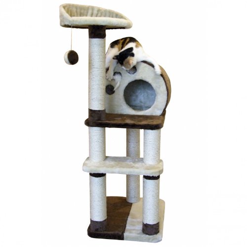 kerbl-pet-kratzbaum-planet-x-braun-beige-50-x-40-x-127-cm image 3