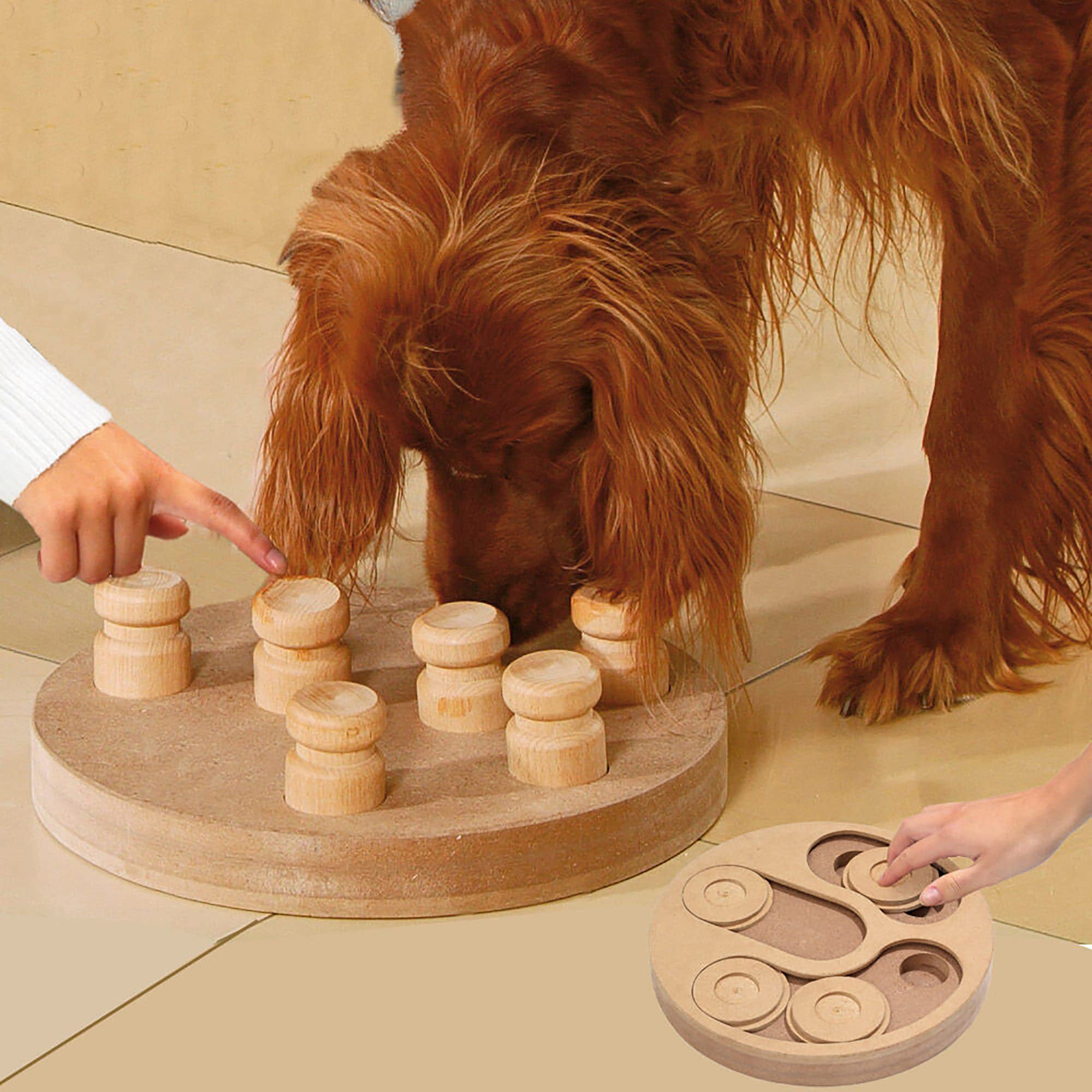karlie-brain-train-penny-2-in-1-intelligenzspielzeug-f-r-hunde-25-cm-aus-holz image 3