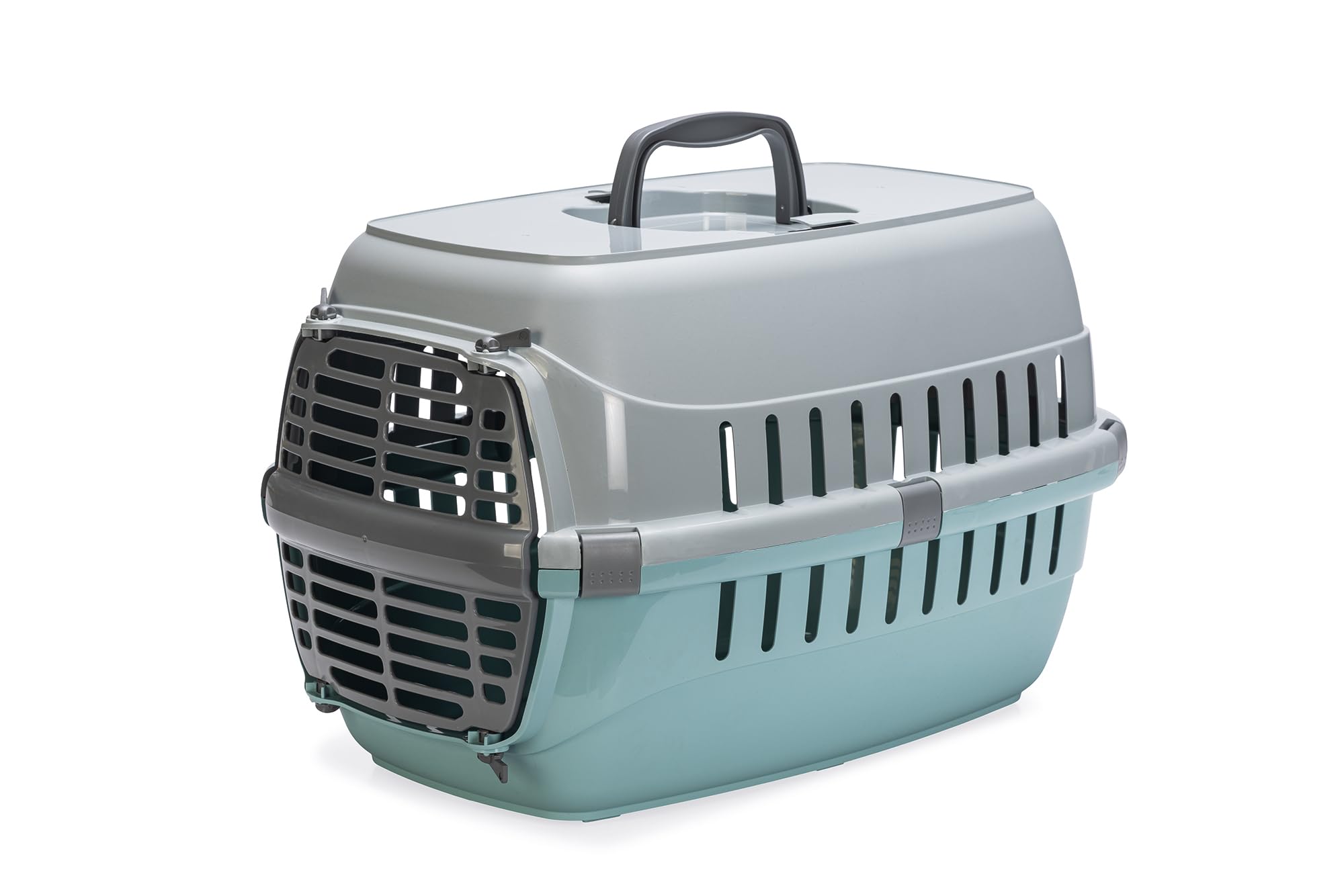 karlie-eco-transportbox-tourist-1-f-r-kleintiere-aquamarin-48-x-31-x-31-cm image 1