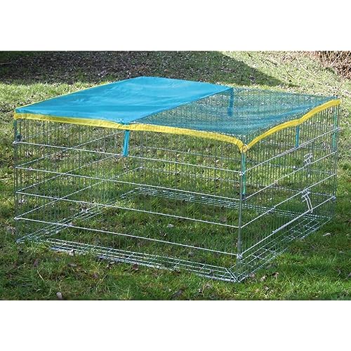 kerbl-pet-freigehege-mit-ausbruchsperre-115x115x65-cm-und-sonnenschutz image 7