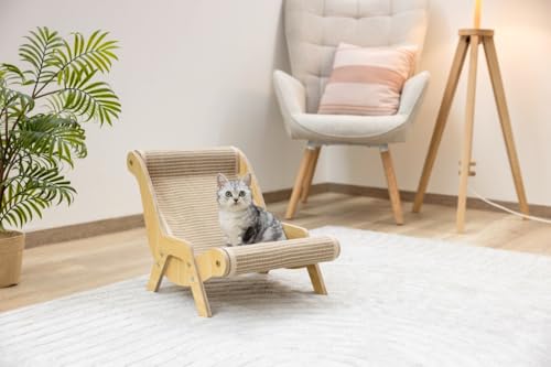 kerbl-pet-sundowner-katzenliegestuhl-aus-holz-braun-52-x-37-x-37-cm image 8
