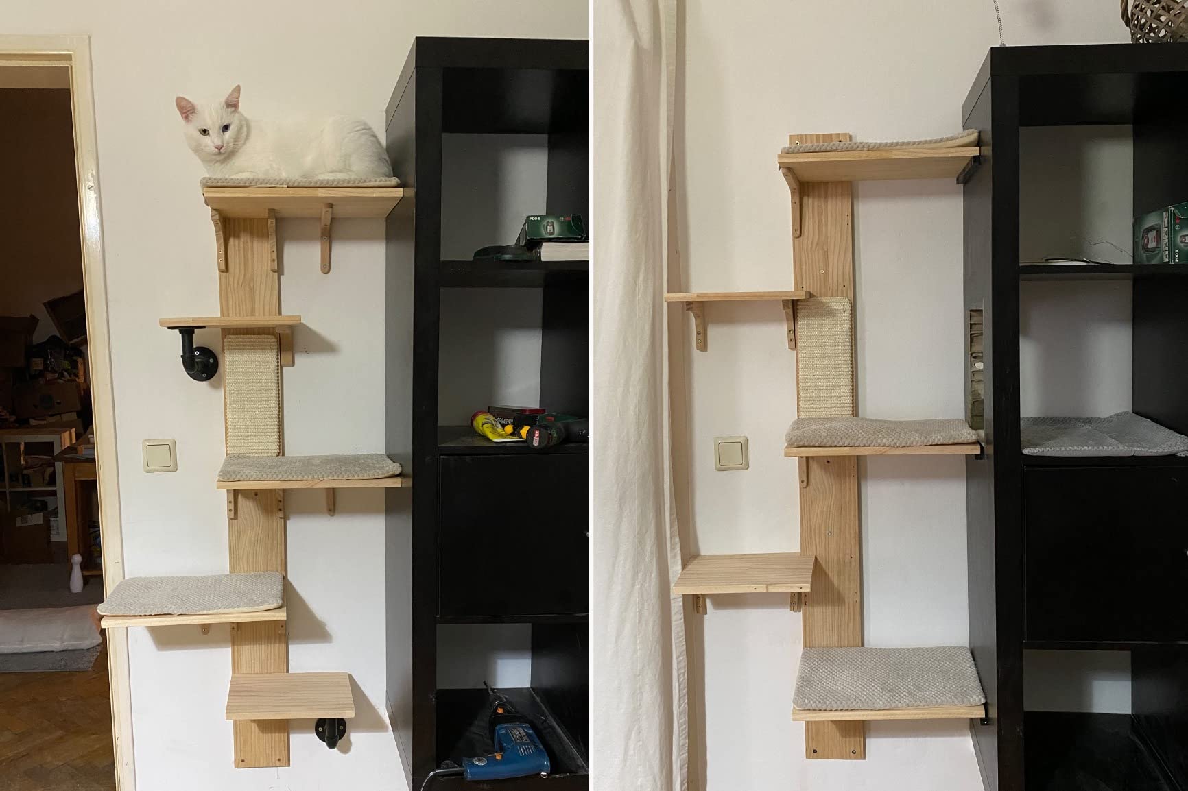 Schön, aber nur für leichte Katzen