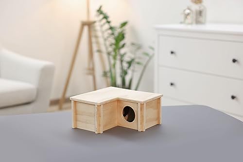 kerbl-pet-hamsterhaus-holz-24-x-24-x-11-cm-3-kammern image 6
