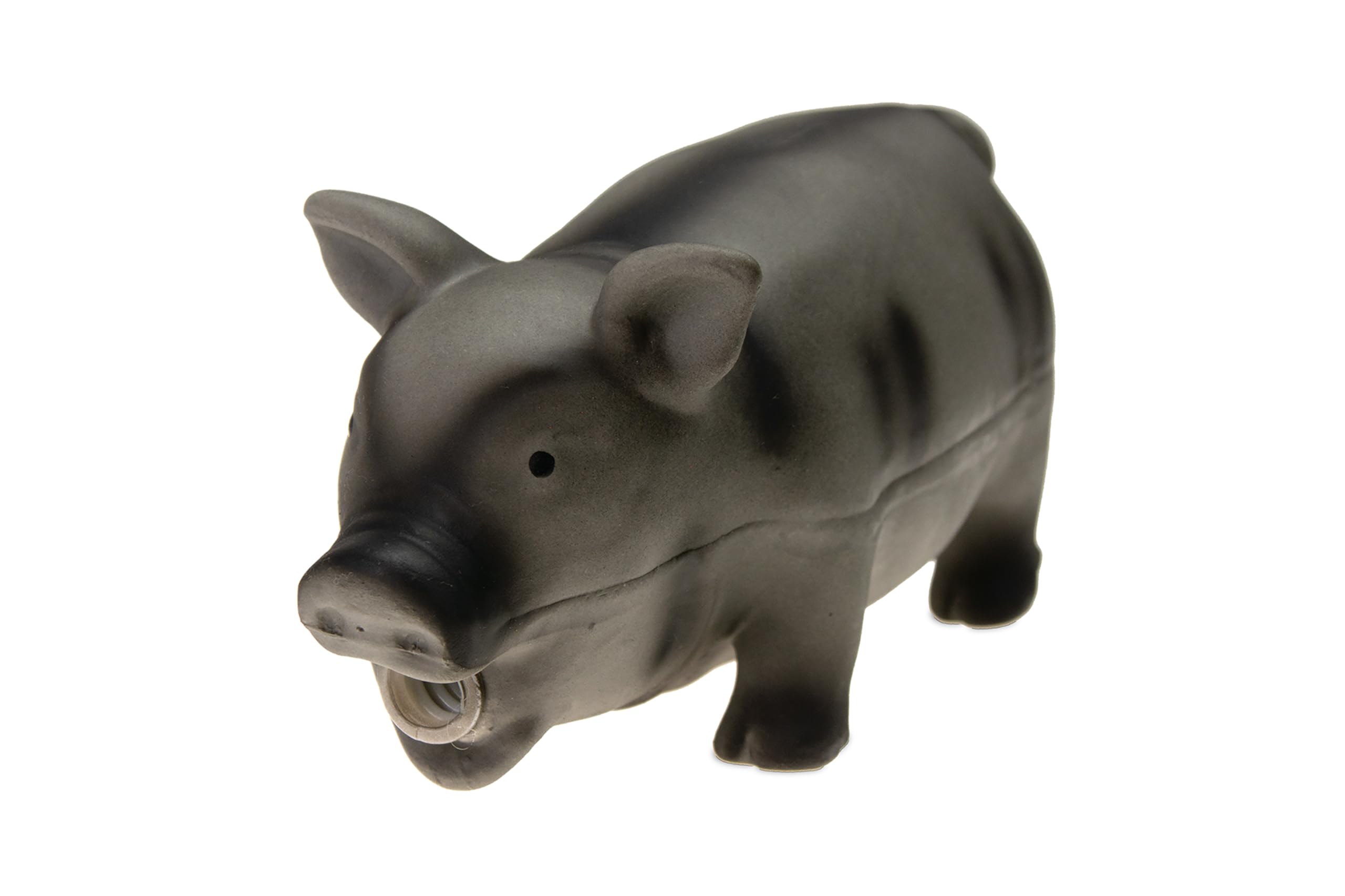 karlie-schwein-hundespielzeug-latex-schwarz-22x10x10-cm image 2