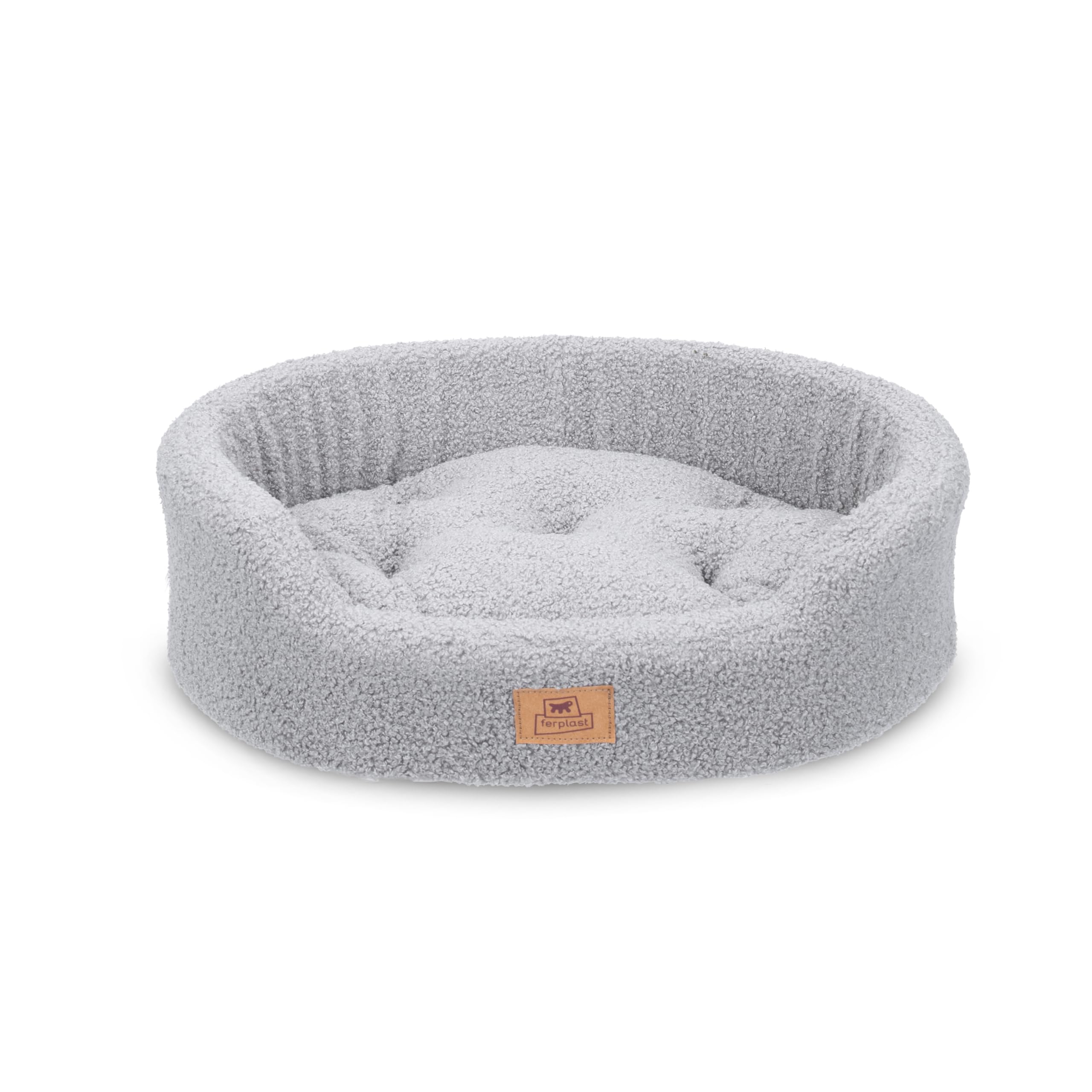 ferplast-hundebettkissen-katzenkissen-boucl-45-x-35-x-h-13-cm-grau image 2