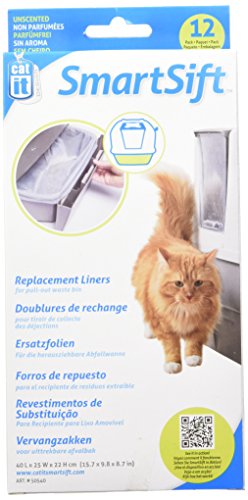 catit-biologisch-abbaubare-einlagen-f-r-smartsift-katzentoilette-12er-pack-40-x- image 6